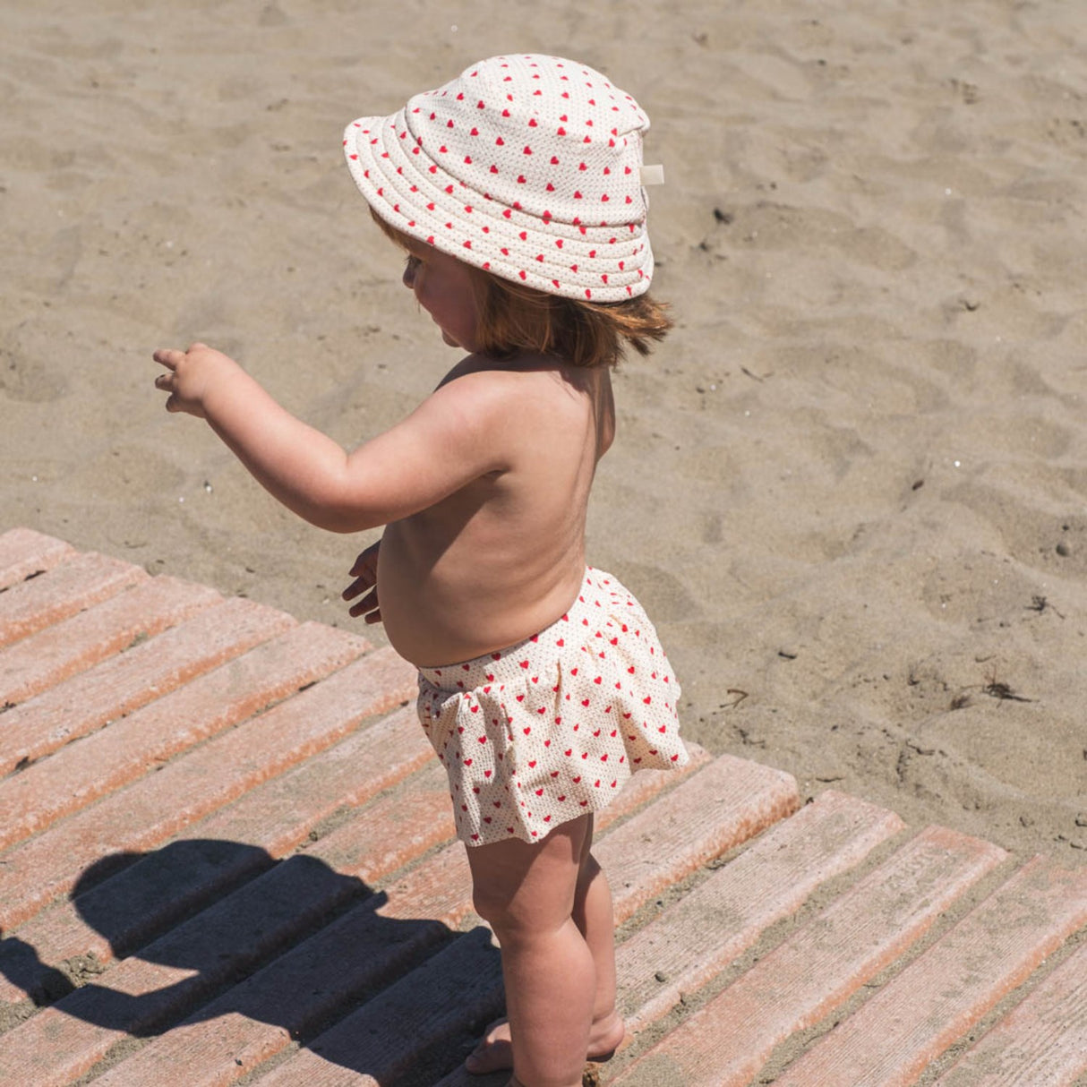 That's Mine Lots Of Love Red Sol Badehat