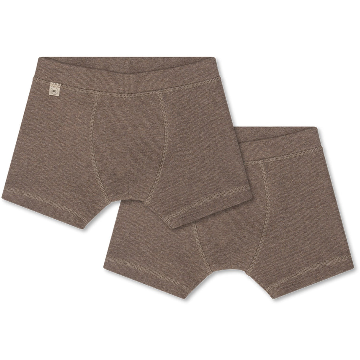 That's Mine Brown Melange Cilas Boxershorts - 2 Pack