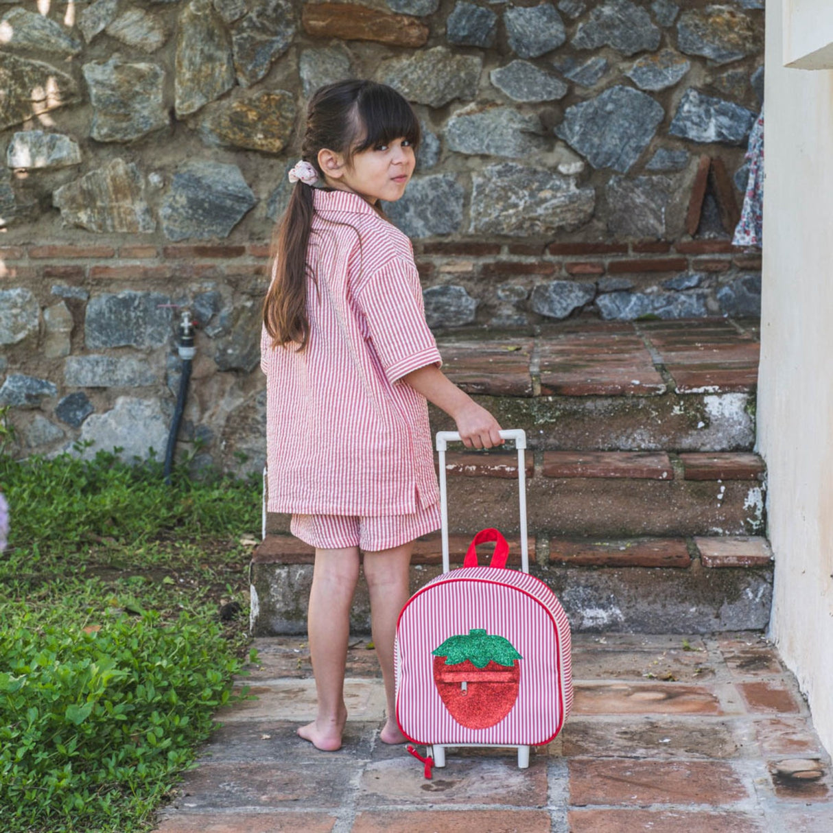 That's Mine Red Tris Trolley Taske