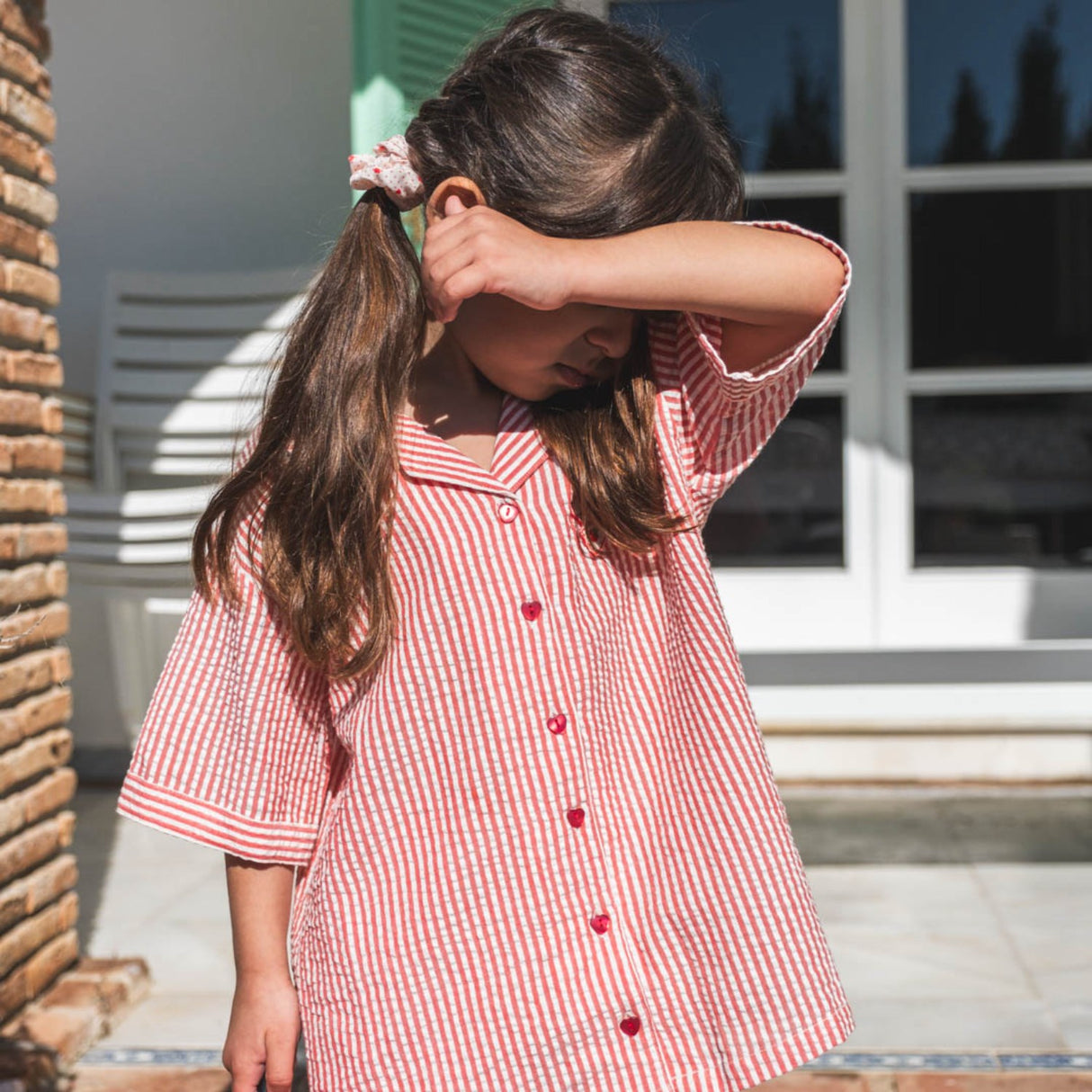 That's Mine Red Stripe Ino Skjorte