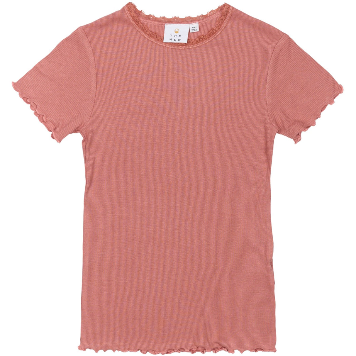 The New Old Rose Lotus Rib T-Shirt