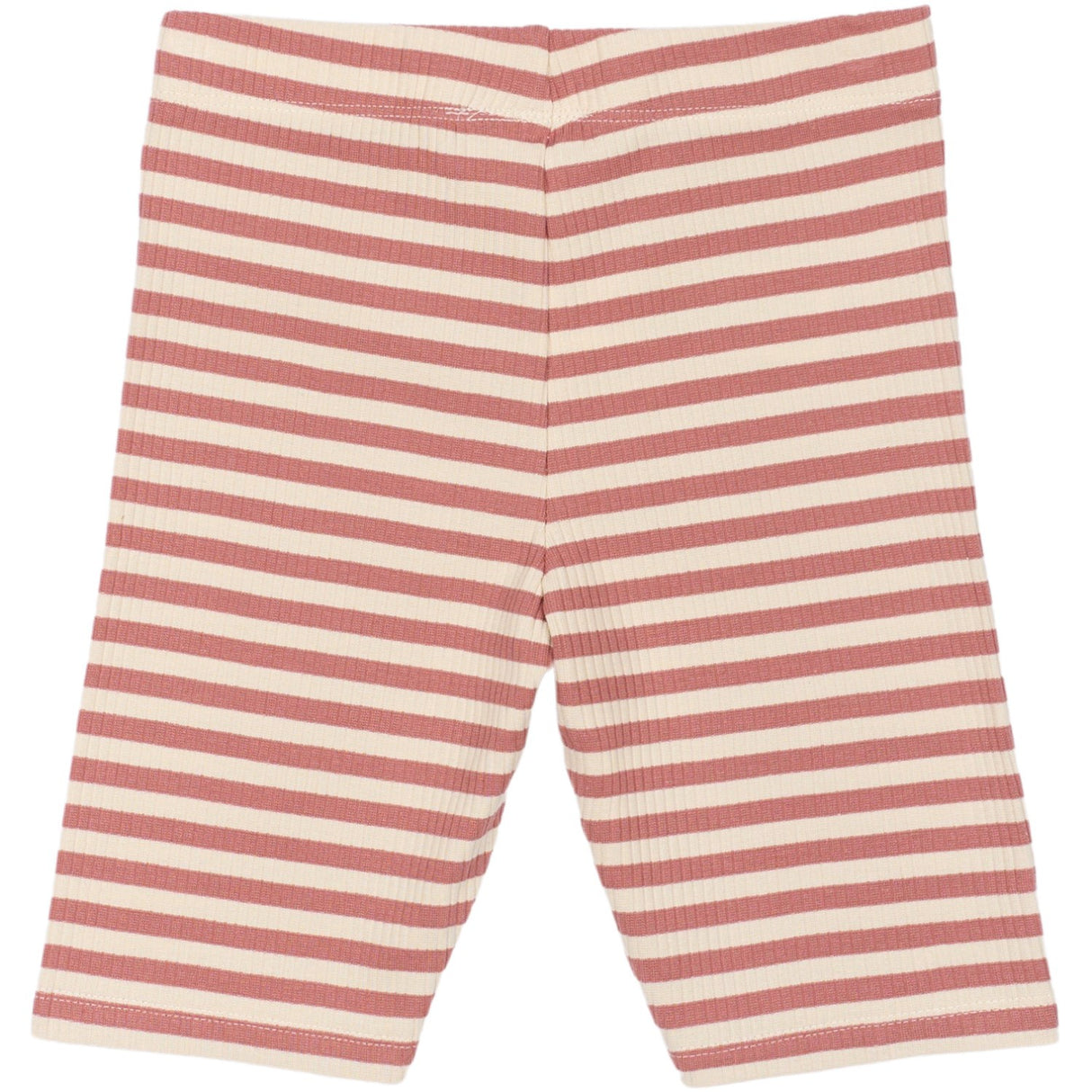 The New Old Rose Striped Moore Tight Rib Shorts