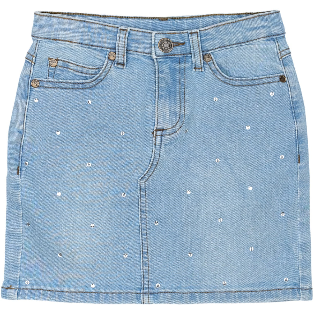 The New Light Blue Denim Oda Denim Nederdel