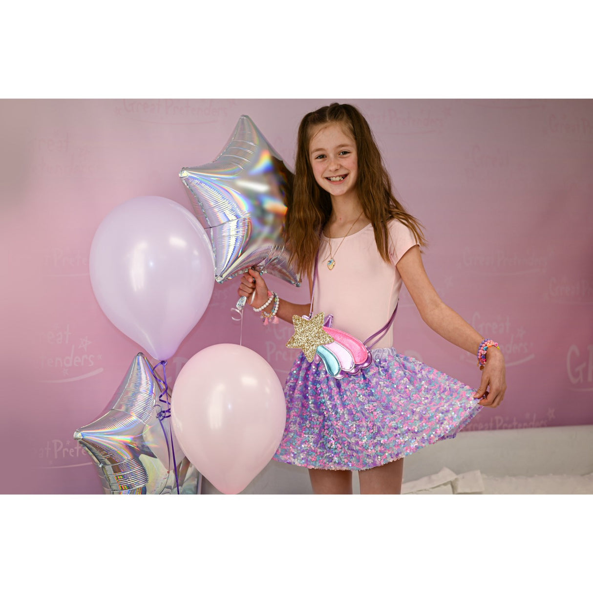 Great Pretenders Purple Party Palliet Nederdel