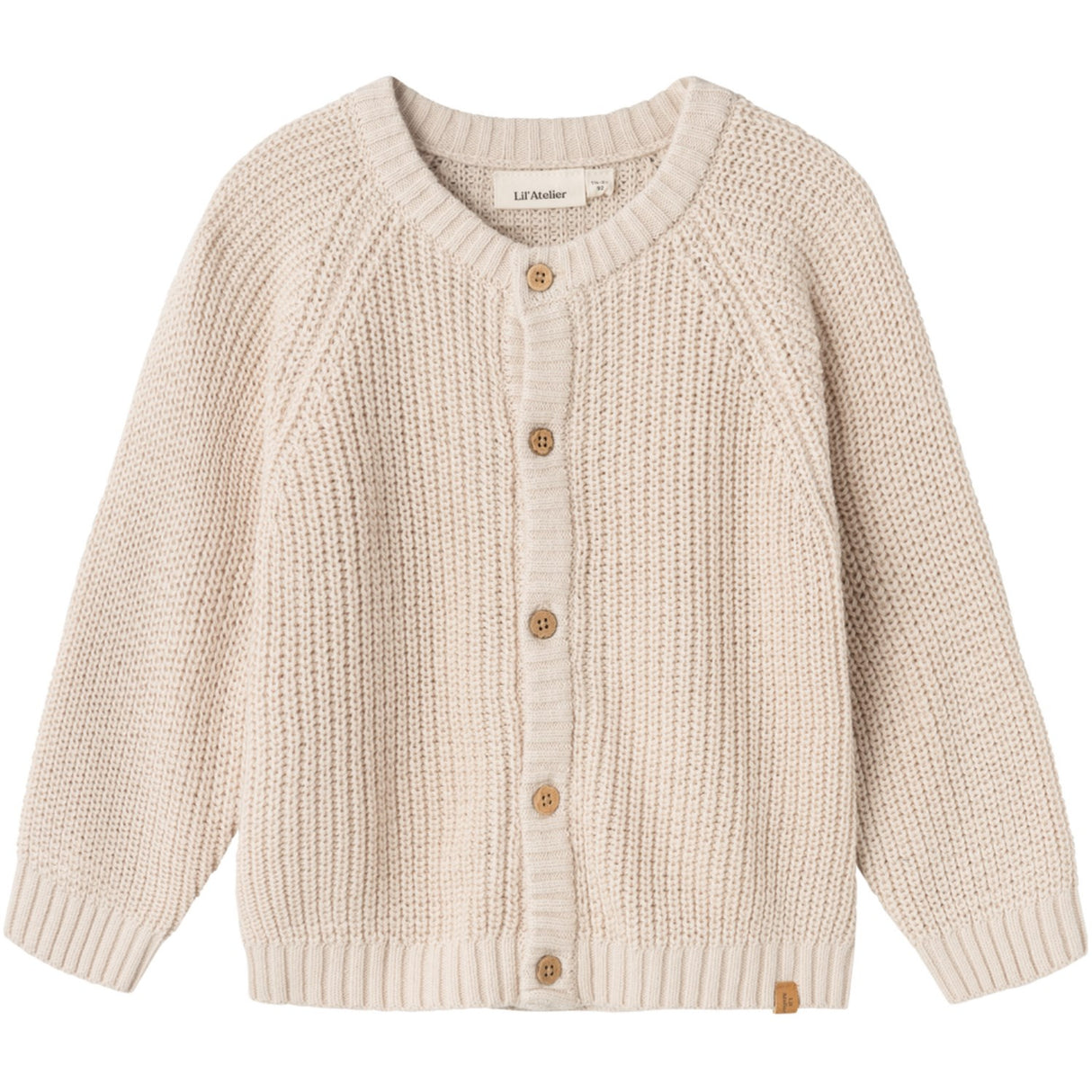 Lil'Atelier Sheer Bliss Emlen Lin Strik Cardigan Noos