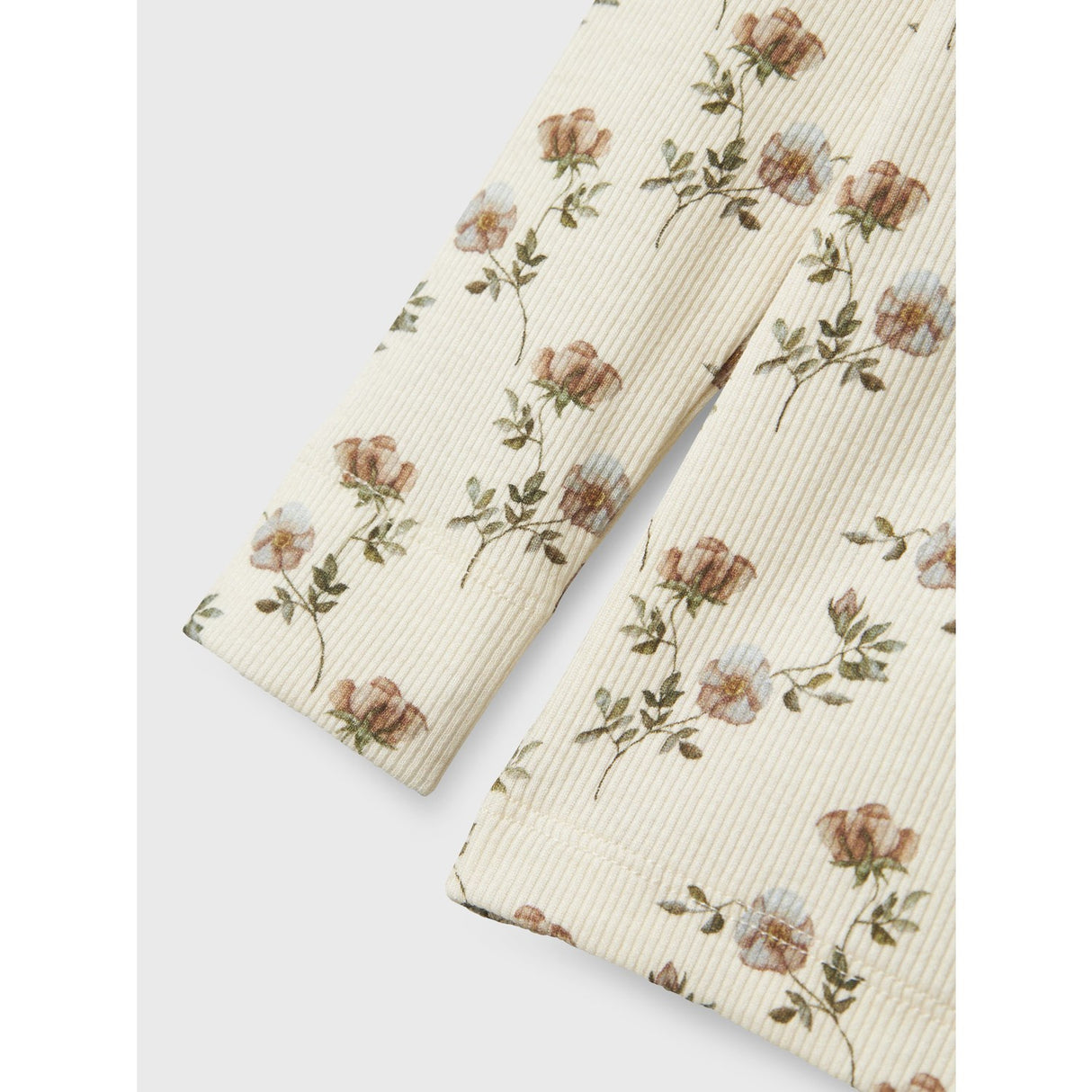 Lil'Atelier Turtledove Flowers Gavo Els Slim Bluse