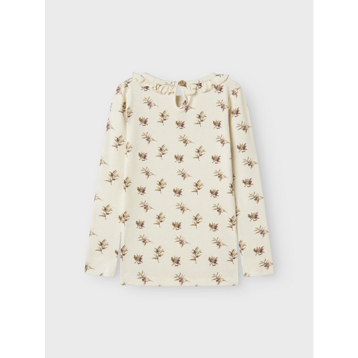 Lil'Atelier Turtledove Olive Gavo Els Slim Bluse