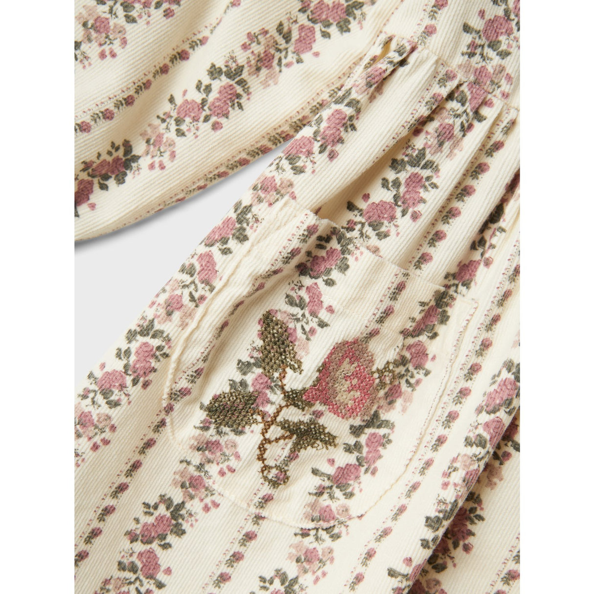 Lil'Atelier Turtledove Tala Loose Corduroy Kjole