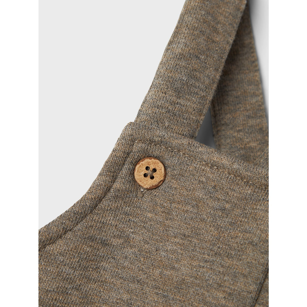 Lil'Atelier Silent Storm Melange Tabby Overalls