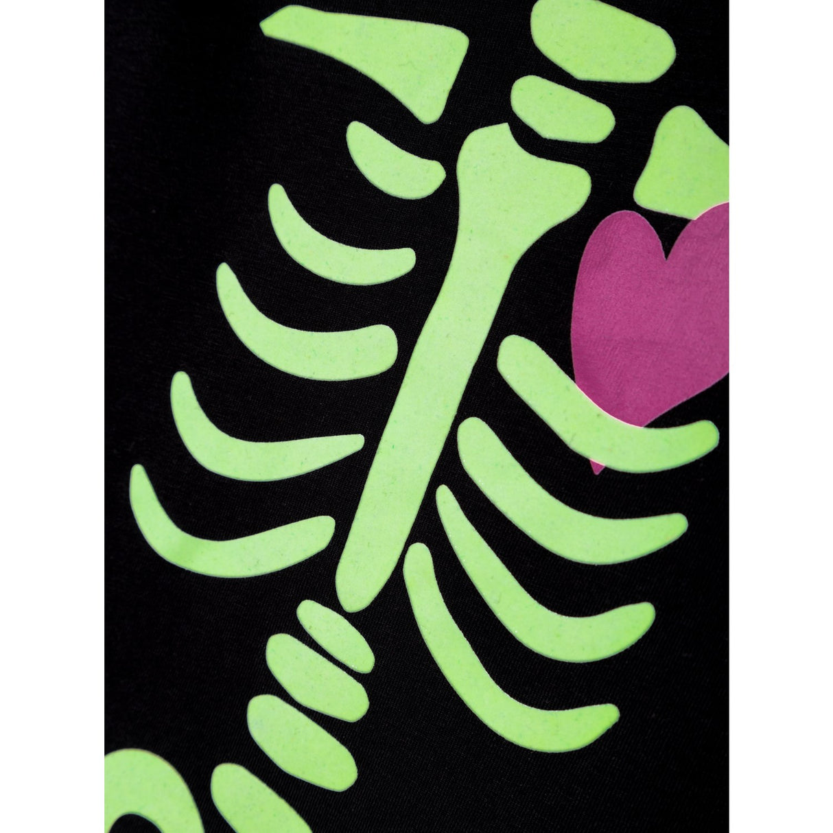 Name It Black Pink Oween Top Sæt Skeleton