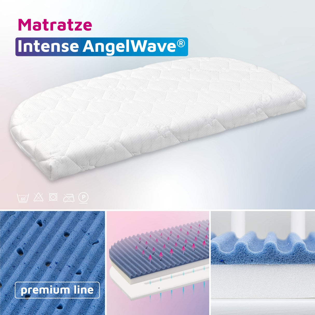 babybay ® Madras Intense Angelwave® til Boxspring & Maxi