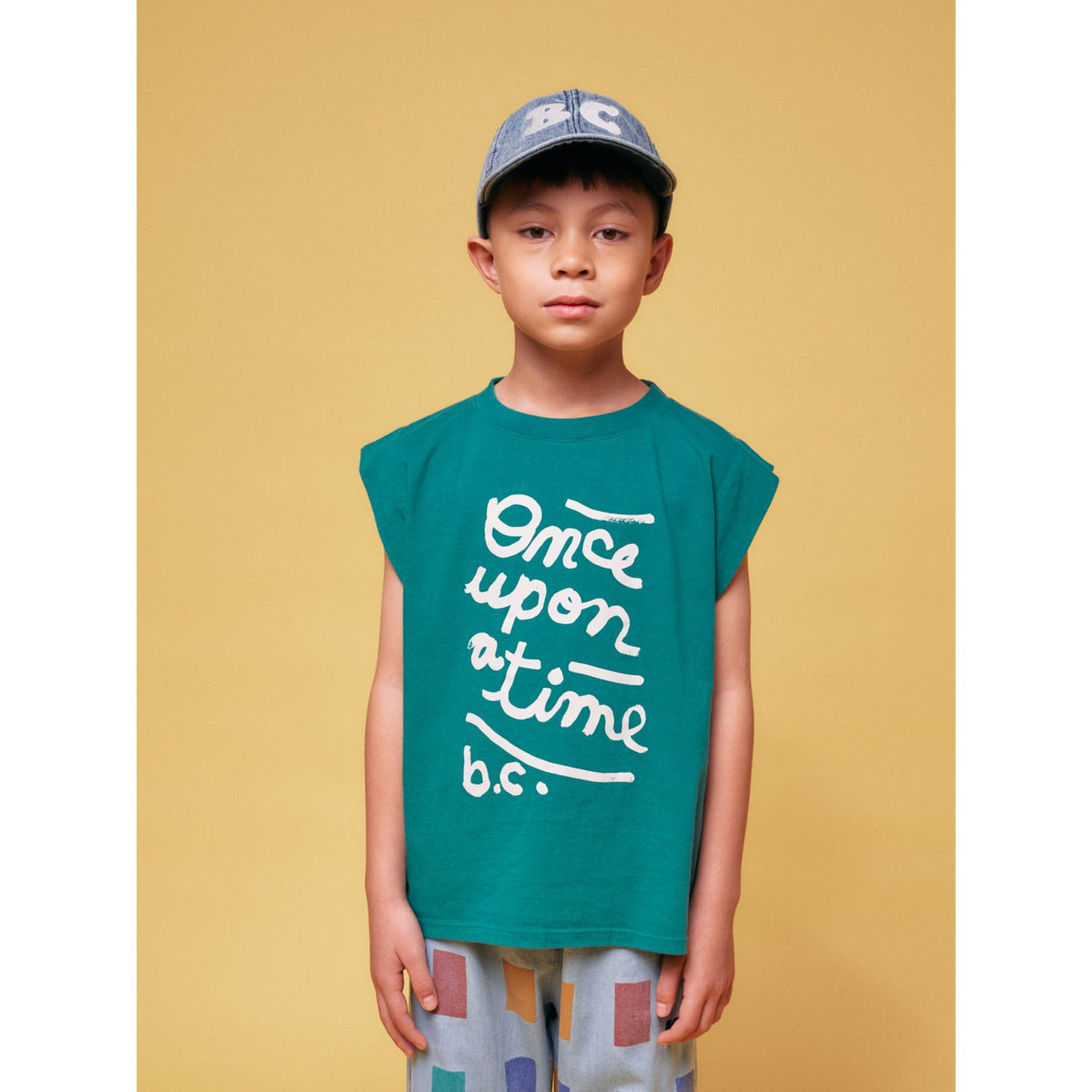 Bobo Choses Dark Green Once Upon A Time Tank Top