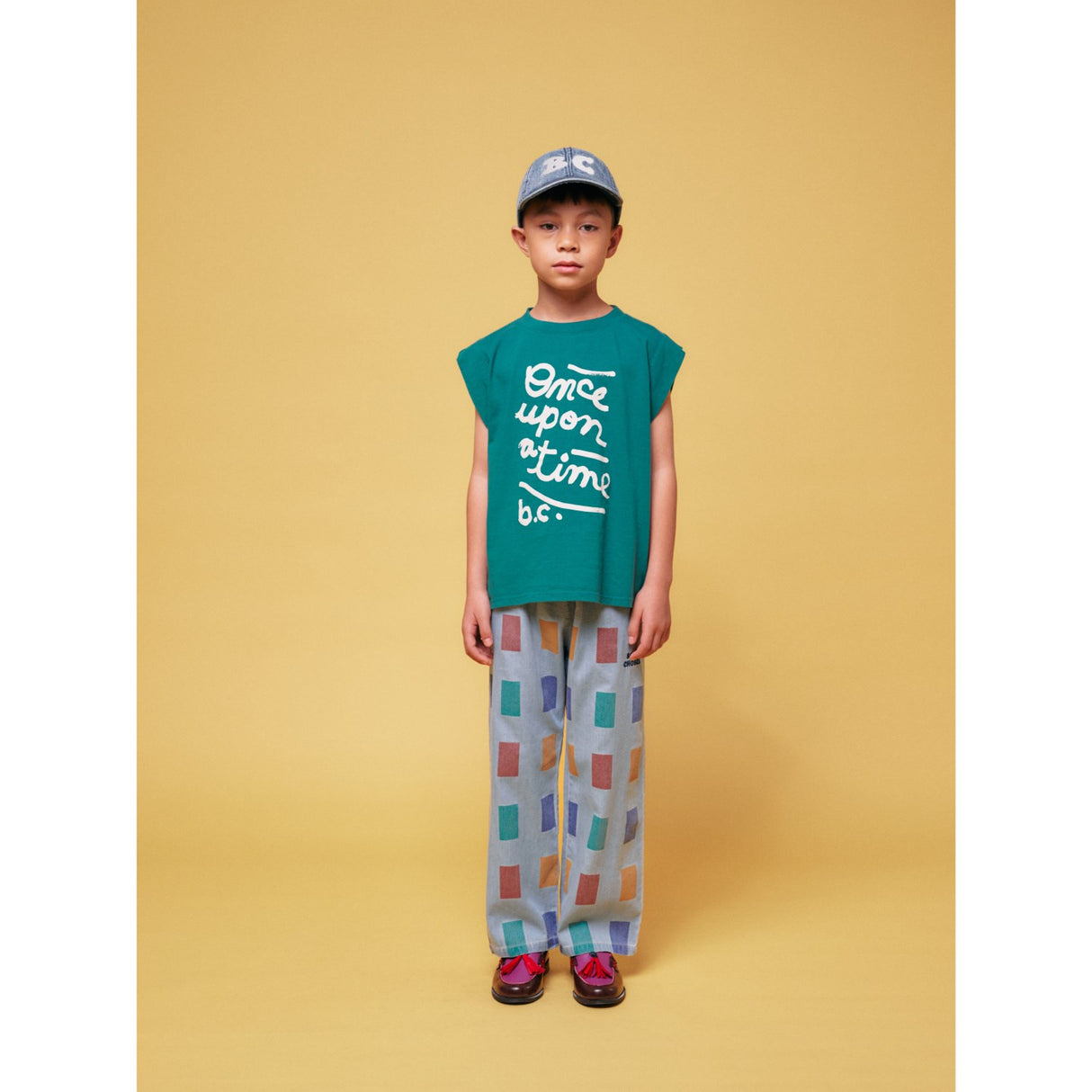 Bobo Choses Dark Green Once Upon A Time Tank Top