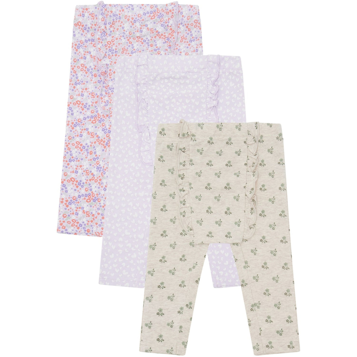 Hust & Claire Wheat Melange Liva Leggings 3-pak