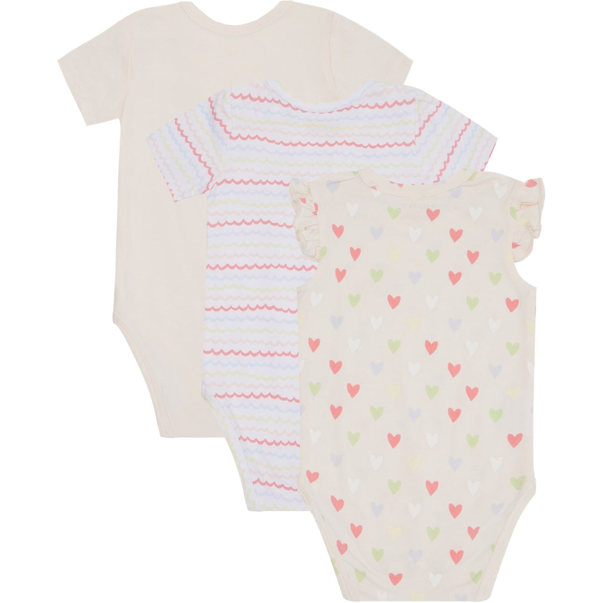 Hust & Claire White Bella Body 3-pak