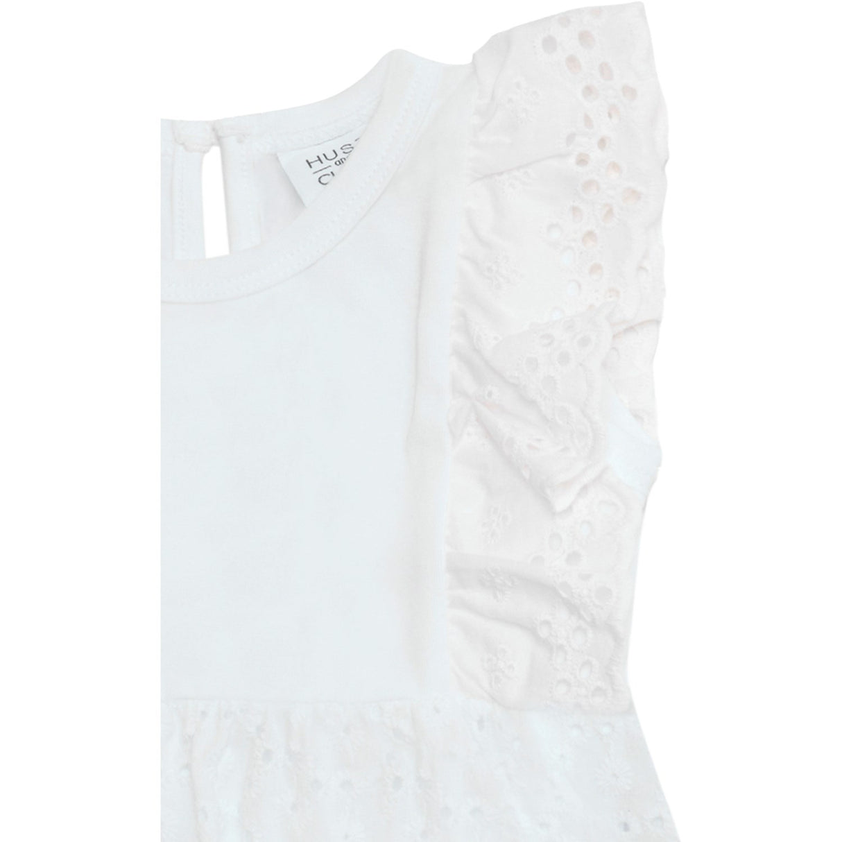 Hust & Claire White Kristi Kjole