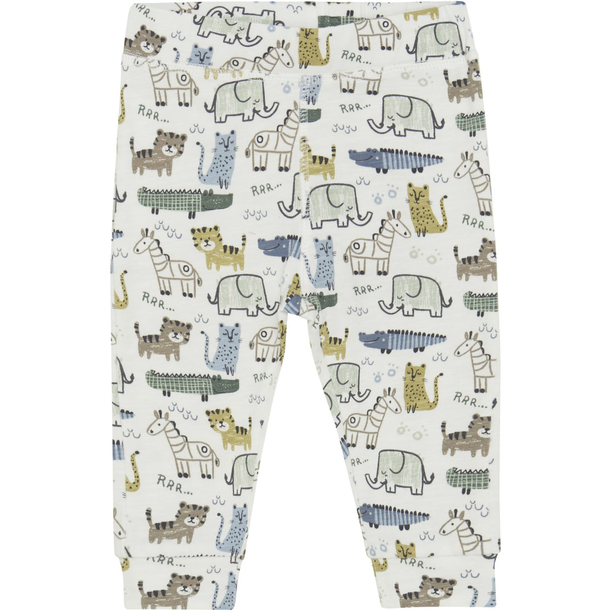 Minymo Marshmallow White Bukser AOP