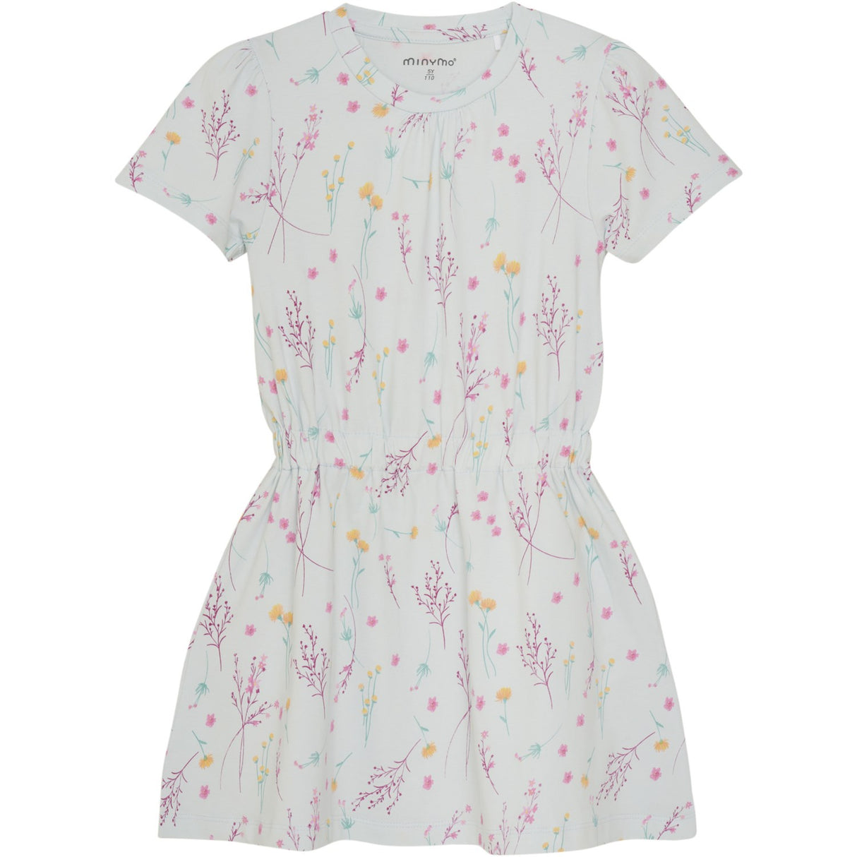 Minymo Wan Blue Kjole AOP