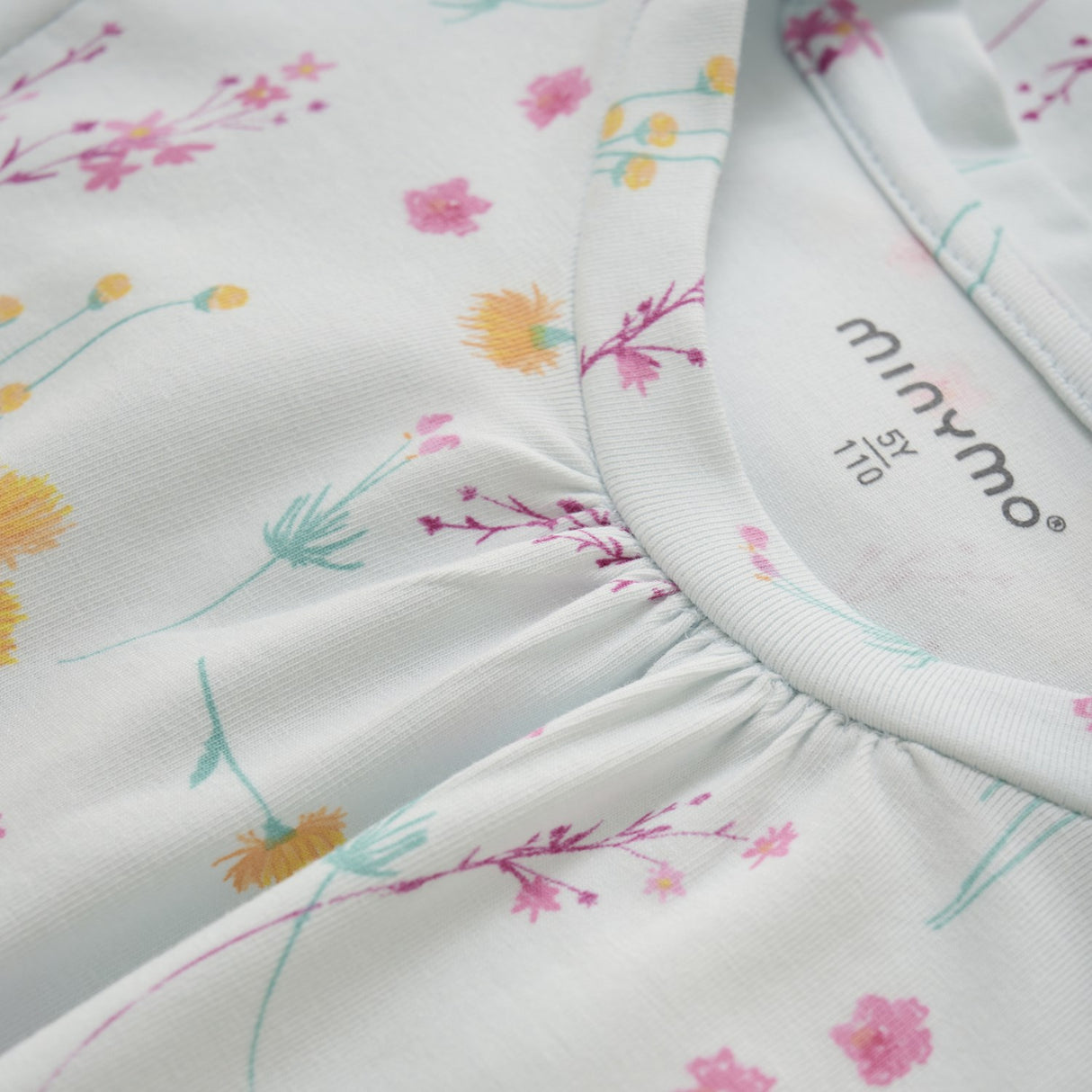 Minymo Wan Blue Kjole AOP