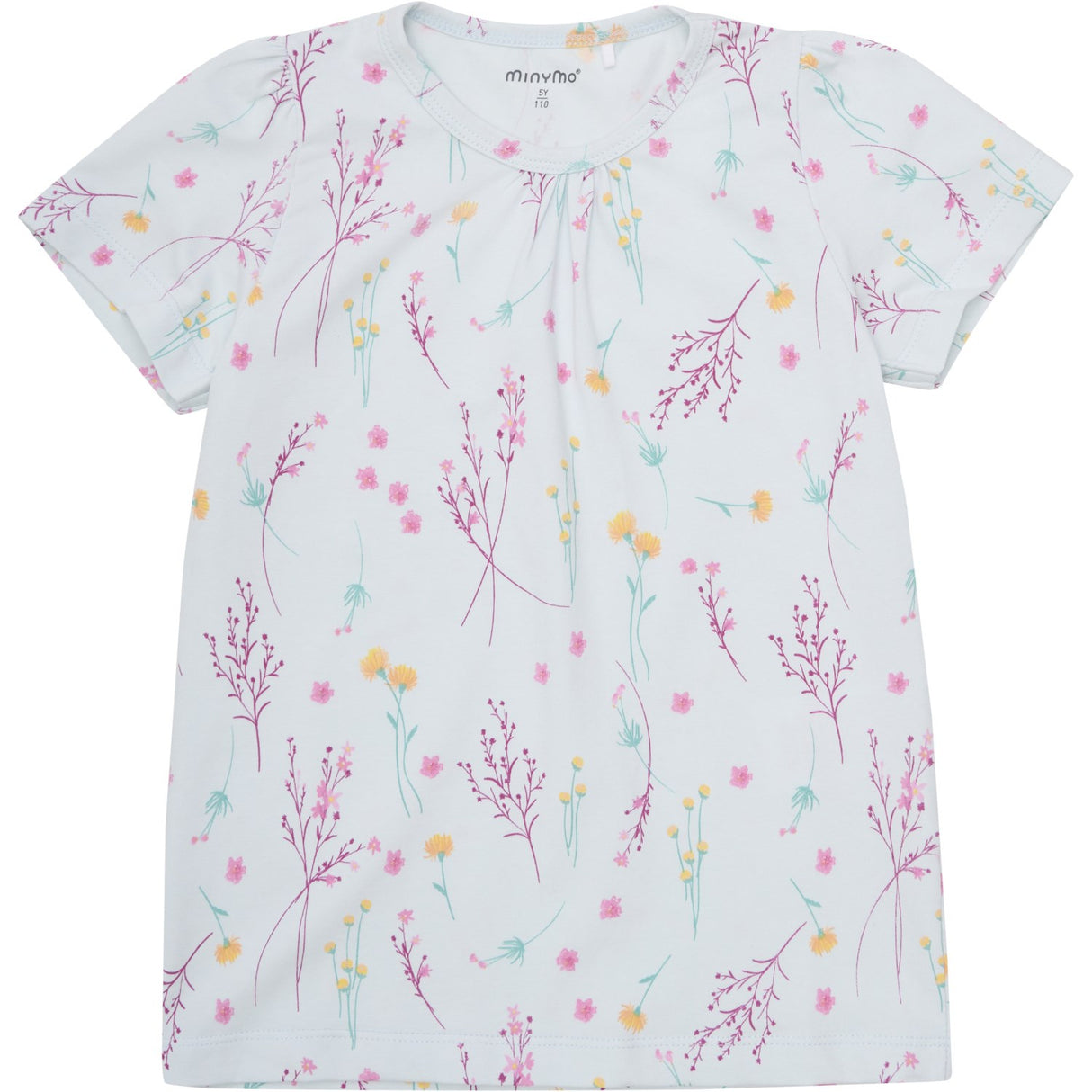 Minymo Wan Blue T-Shirt og Shorts Sæt AOP