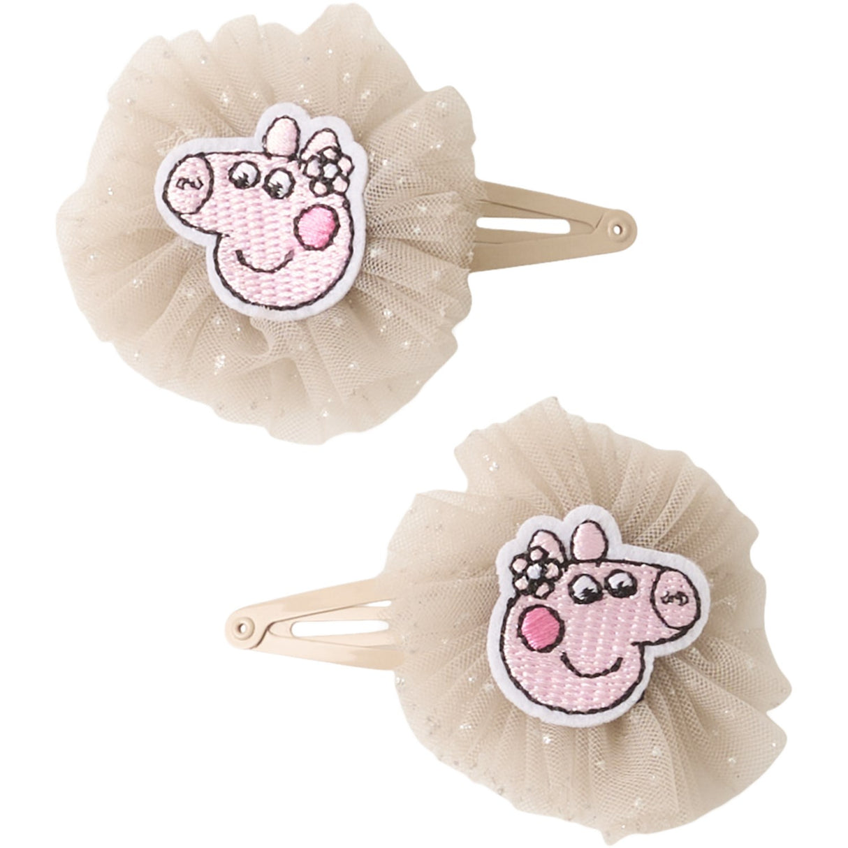 Name It Pure Cashmere Darin Peppa Pig 2-pak Hår Clips