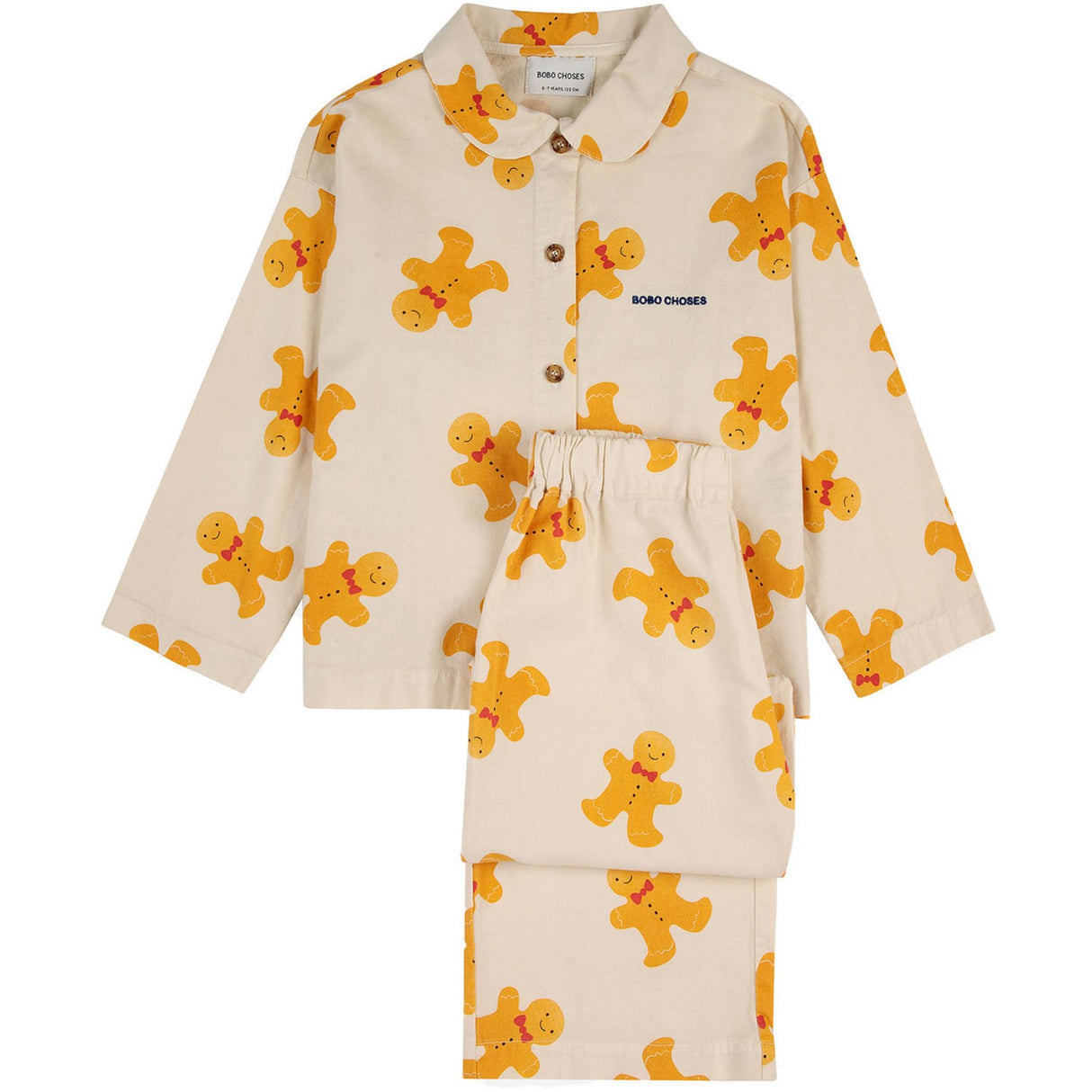 Bobo Choses Jule Hyggesæt Gingerbread Offwhite AOP