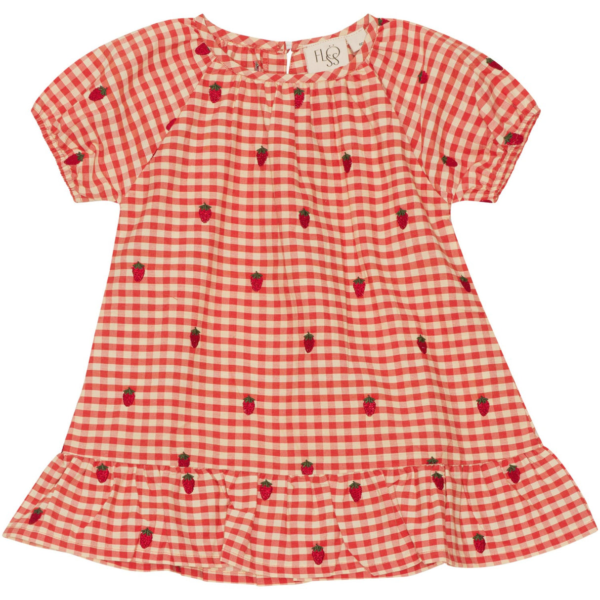 Flöss Berry Gingham Molly Kjole