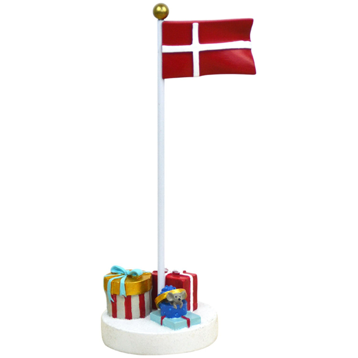 Kids by Friis Bordflag flag med pakker i blå og rød