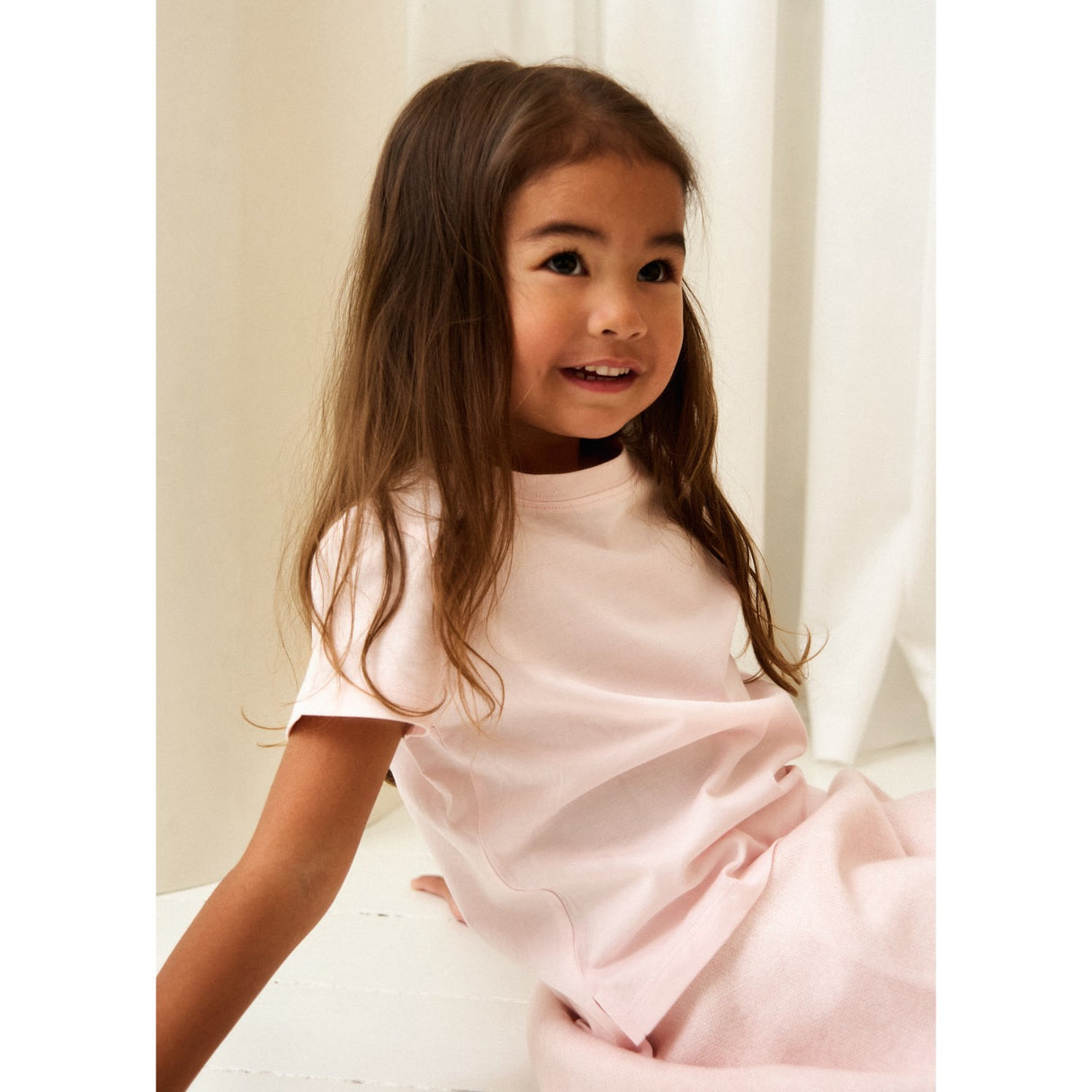 HOLMM Light Soft Rose Luis Bomuld T-Shirt