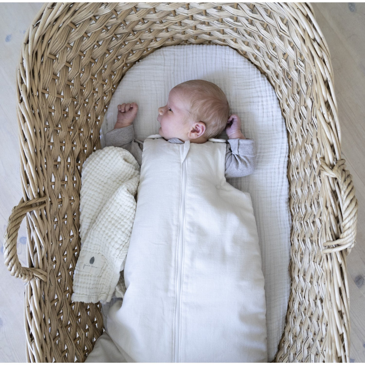 Pine Cone Cream Kadera Stofbleer 4-lagsMuslin 2-Pak