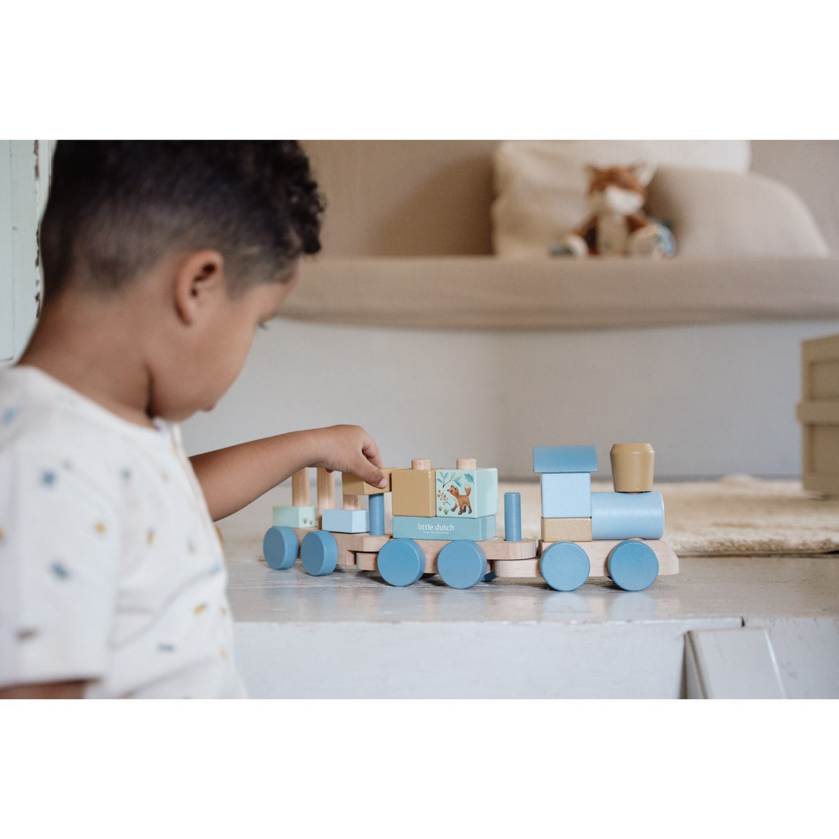 Little Dutch Forest Friends Blue Stabletog