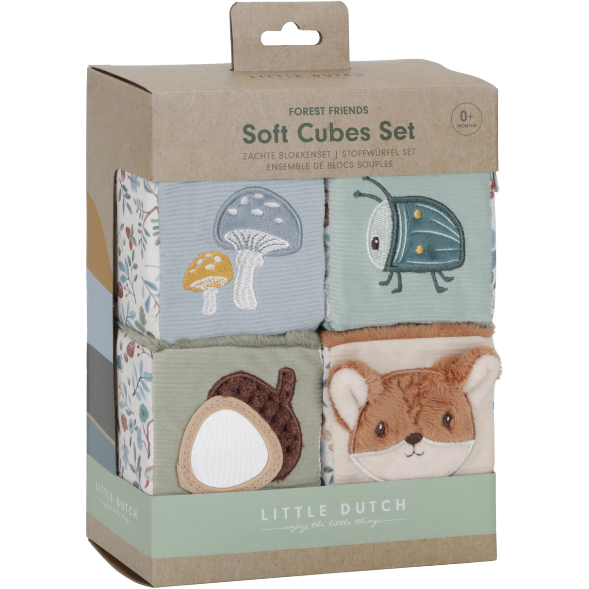 Little Dutch Forest Friends Blue Aktivitetsterninger 4-Pak