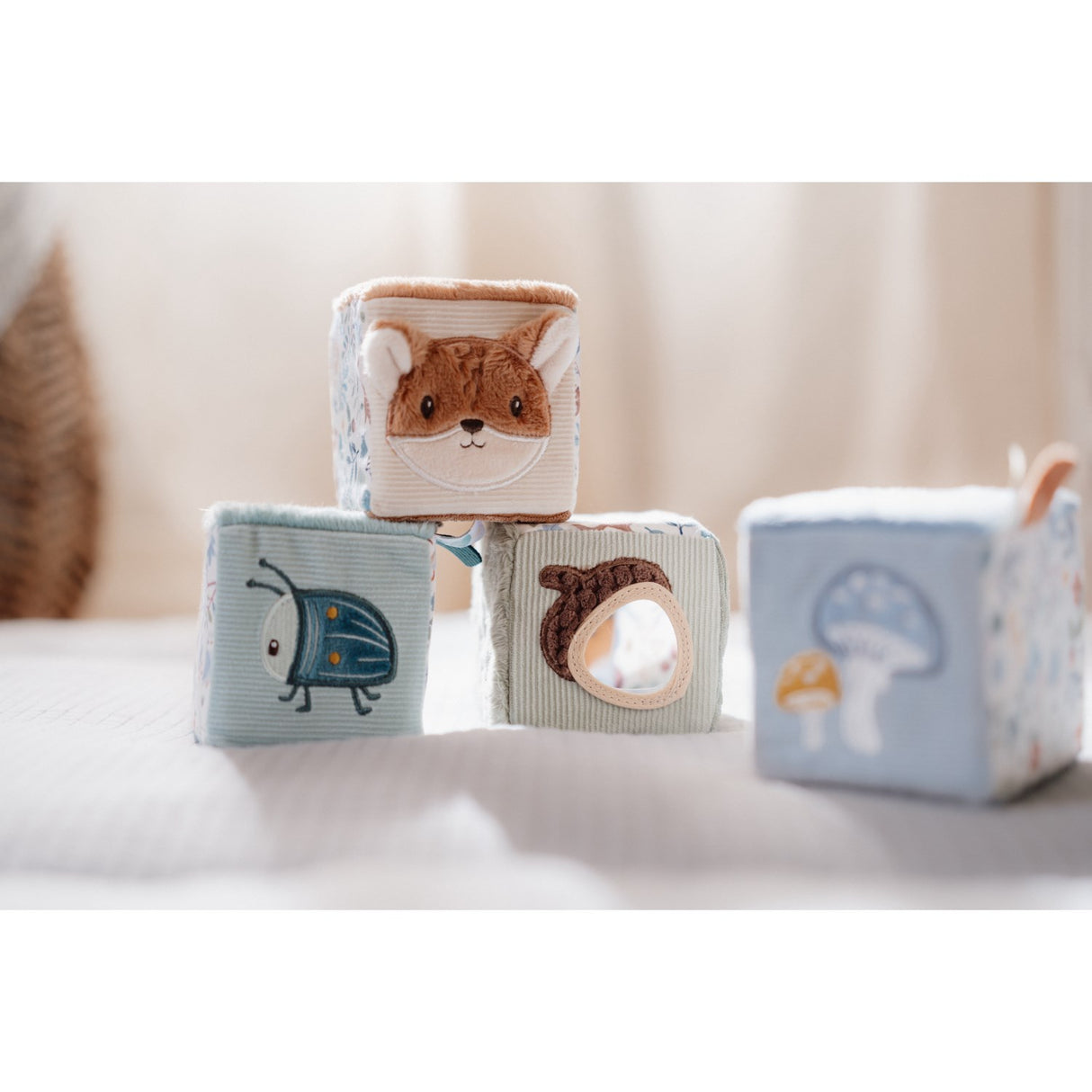 Little Dutch Forest Friends Blue Aktivitetsterninger 4-Pak