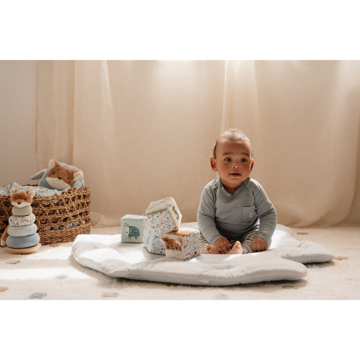 Little Dutch Forest Friends Blue Aktivitetsterninger 4-Pak