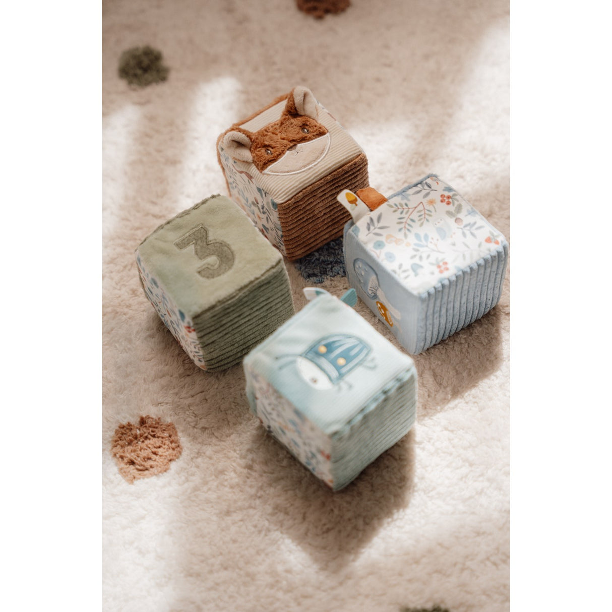 Little Dutch Forest Friends Blue Aktivitetsterninger 4-Pak