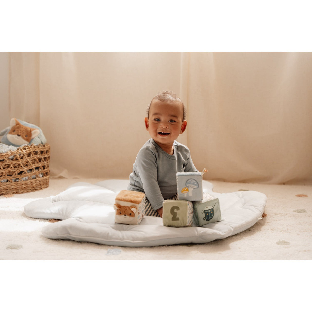 Little Dutch Forest Friends Blue Aktivitetsterninger 4-Pak