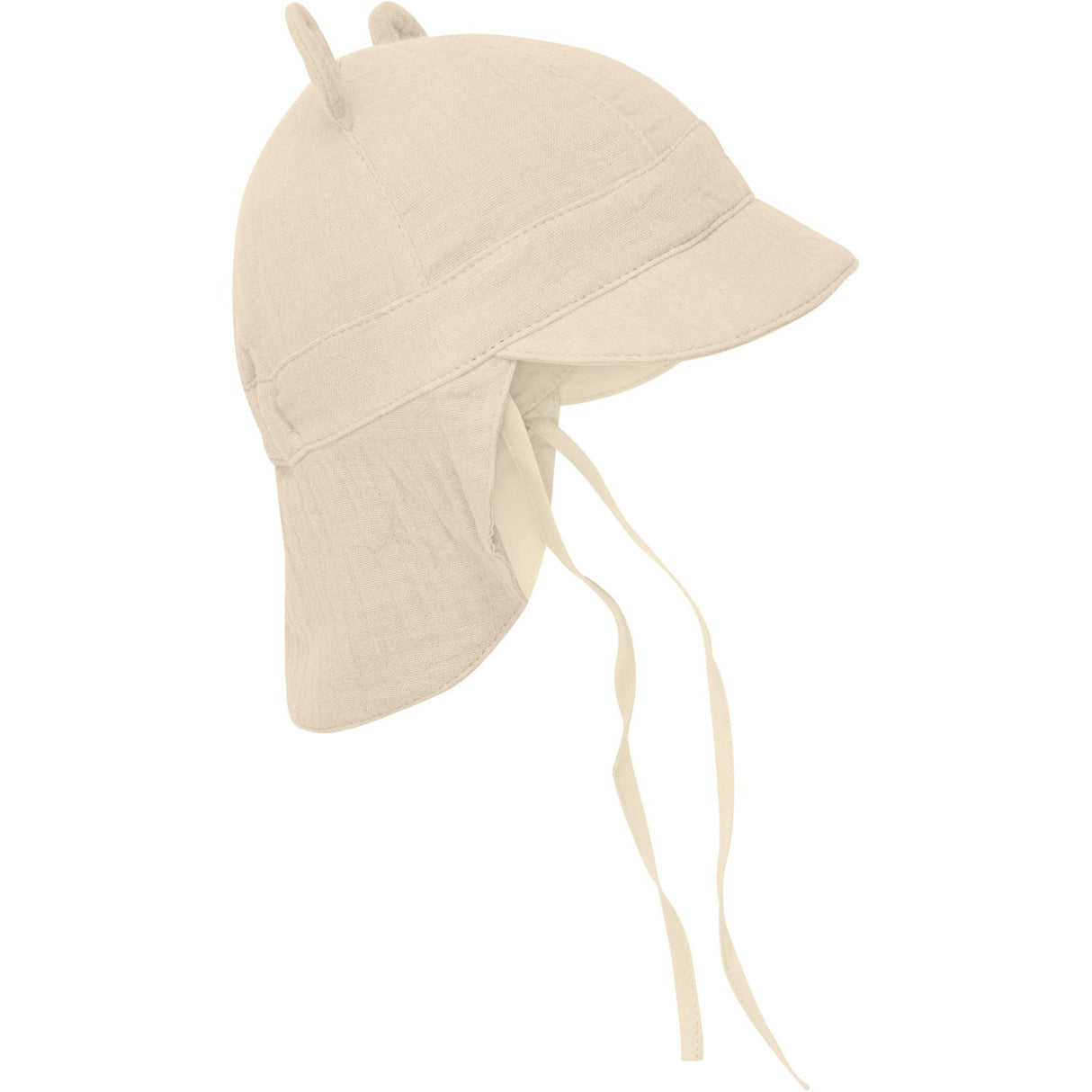 Huttelihut Irish Cream Sommerhat Ører Muslin