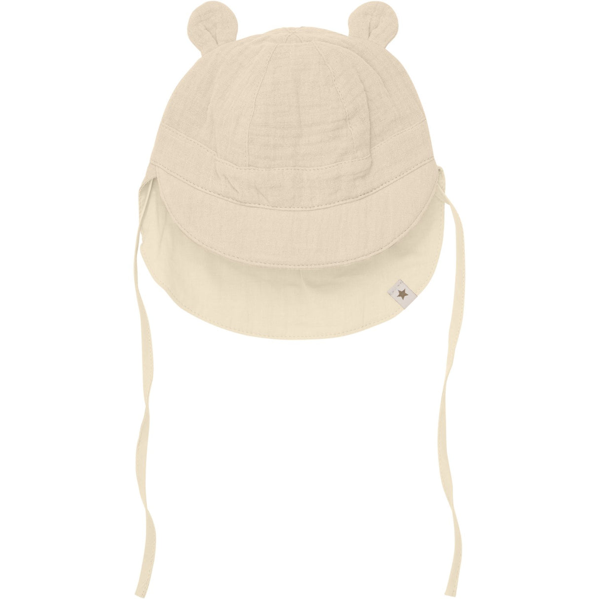 Huttelihut Irish Cream Sommerhat Ører Muslin