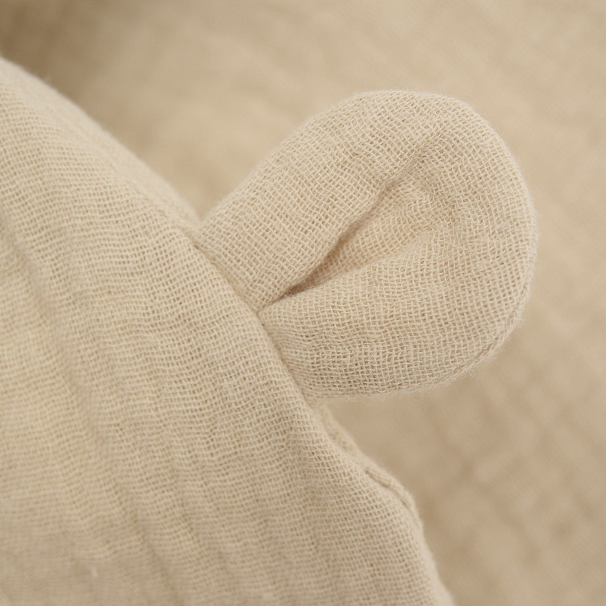 Huttelihut Irish Cream Sommerhat Ører Muslin