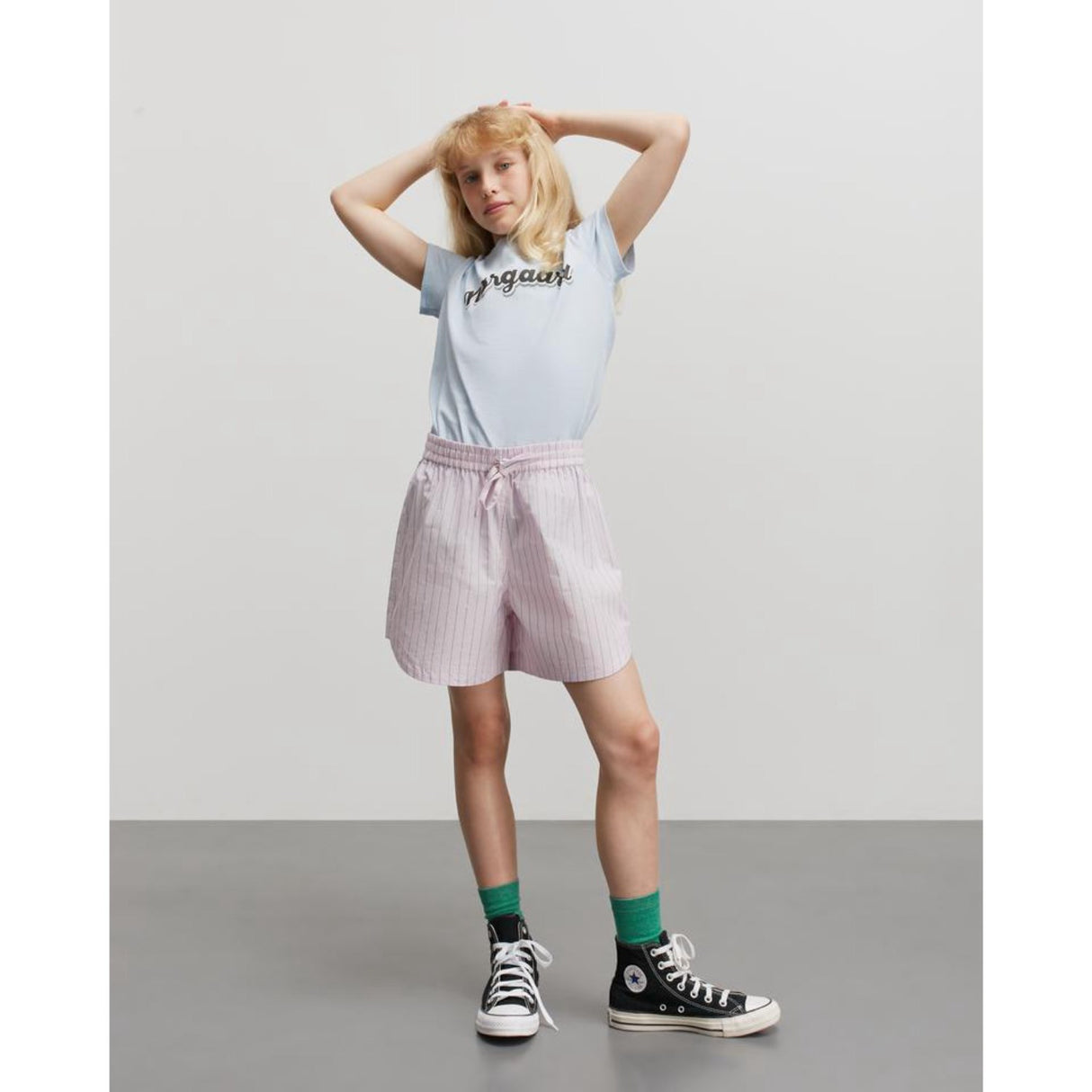 Mads Nørgaard Cashmere Blue Single Økologisk Tuvina Tee