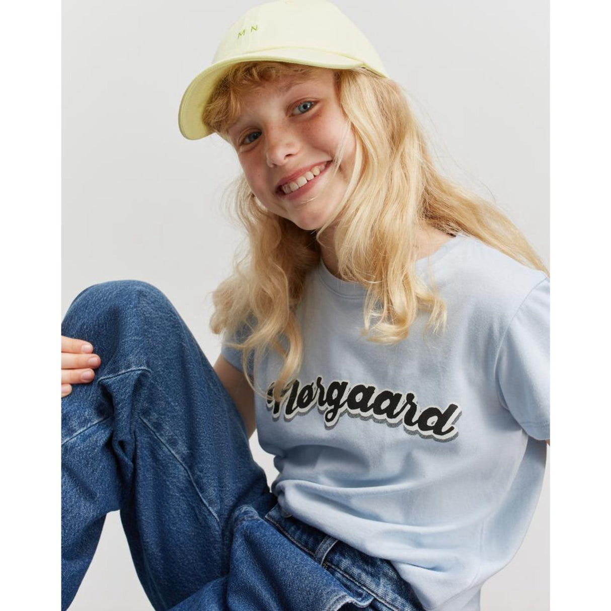 Mads Nørgaard Cashmere Blue Single Økologisk Tuvina Tee