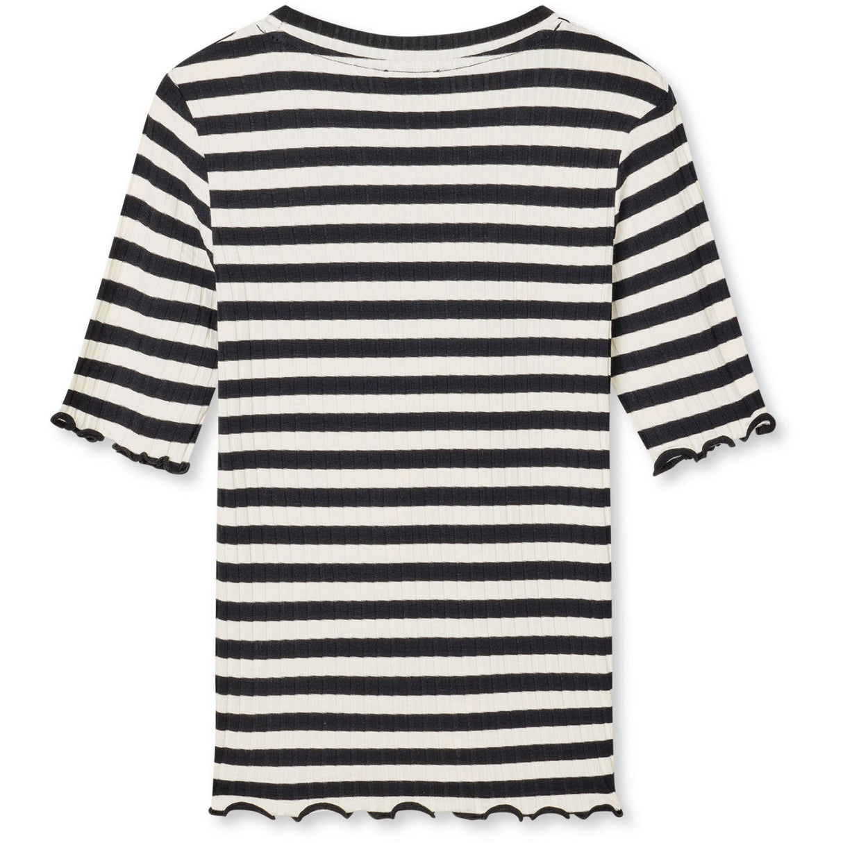 Mads Nørgaard Sort/Vanilla Ice 5X5 Classic Stripe Tuviana Tee