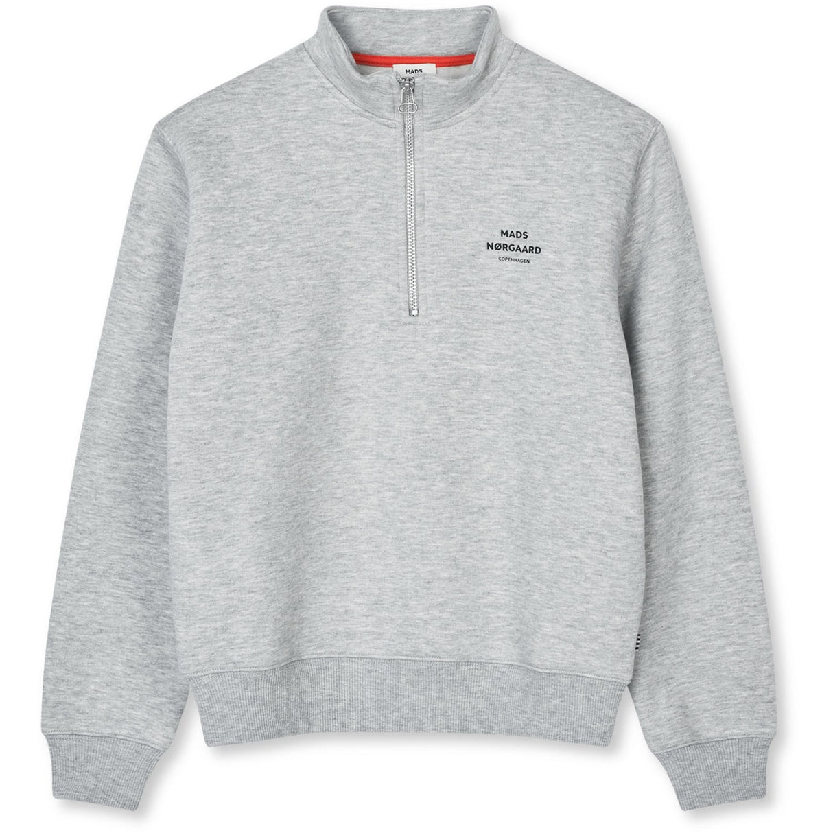 Mads Nørgaard Grey Melange Mix Sweat Crewie Sweatshirt