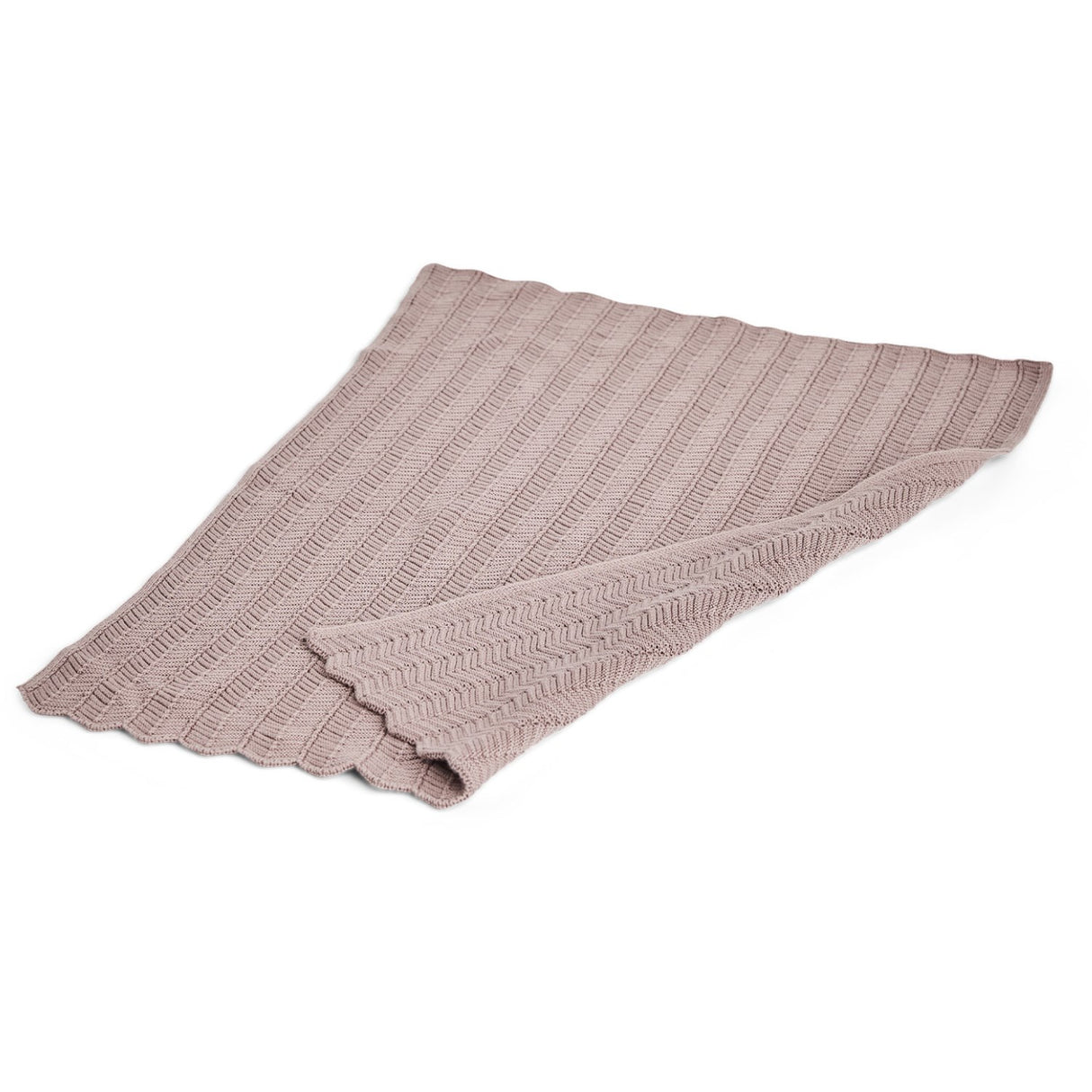 Smallstuff Pudder Dukketæppe Fishbone Strik