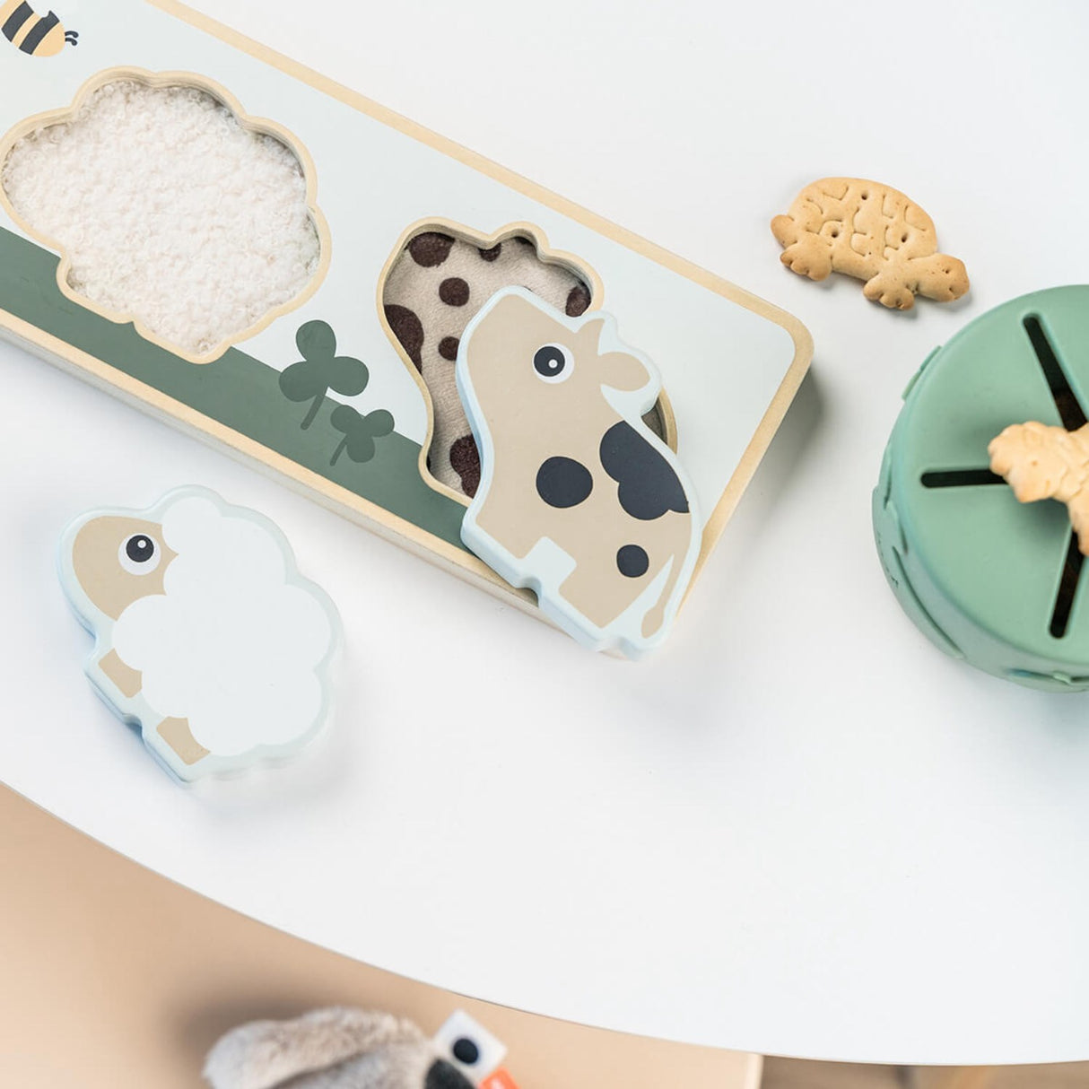 DonebyDeer Farvemix Sensorisk Puslespil Tiny farm Farvemix