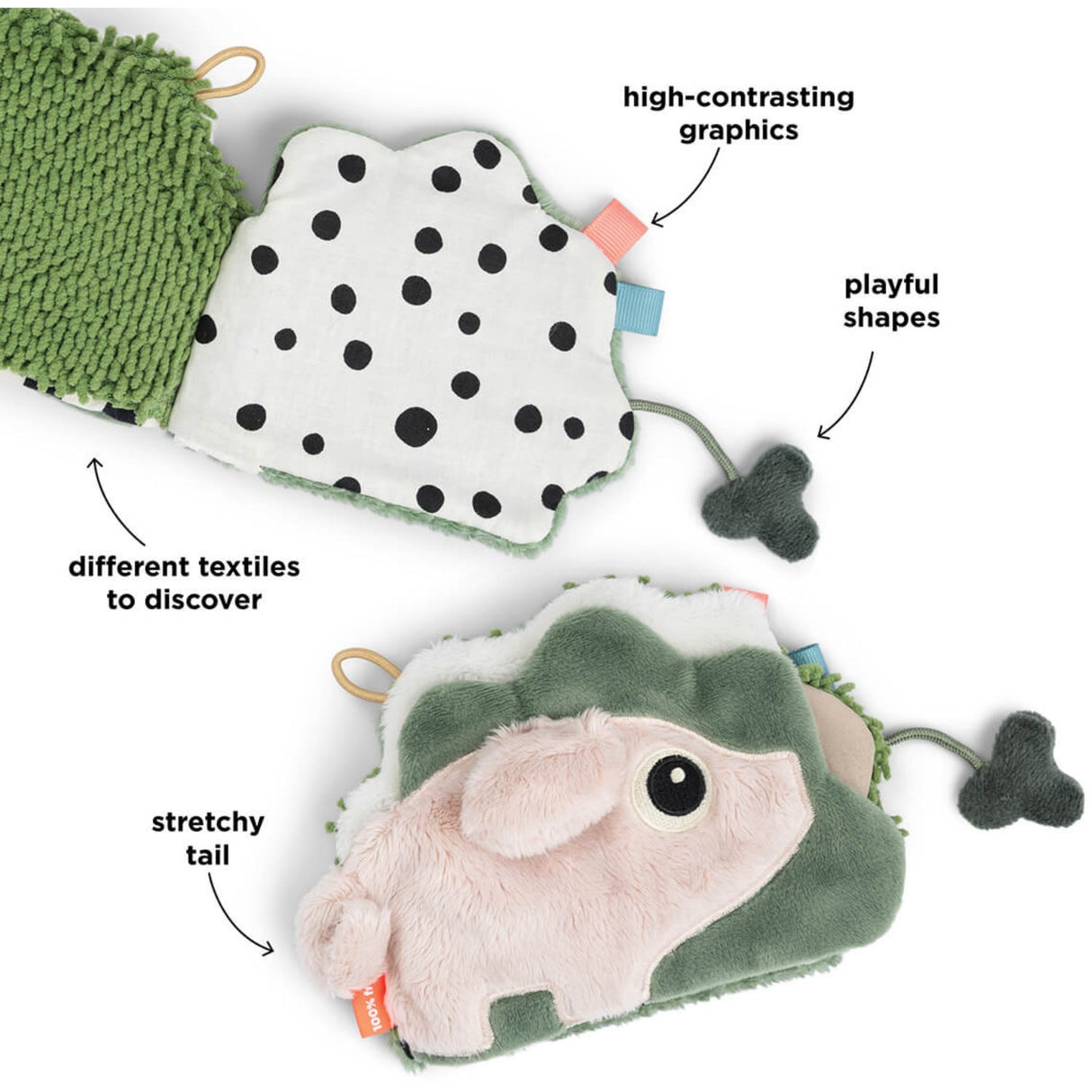 DonebyDeer Farvemix Sensorisk Baby Aktivitetsbog Tiny farm
