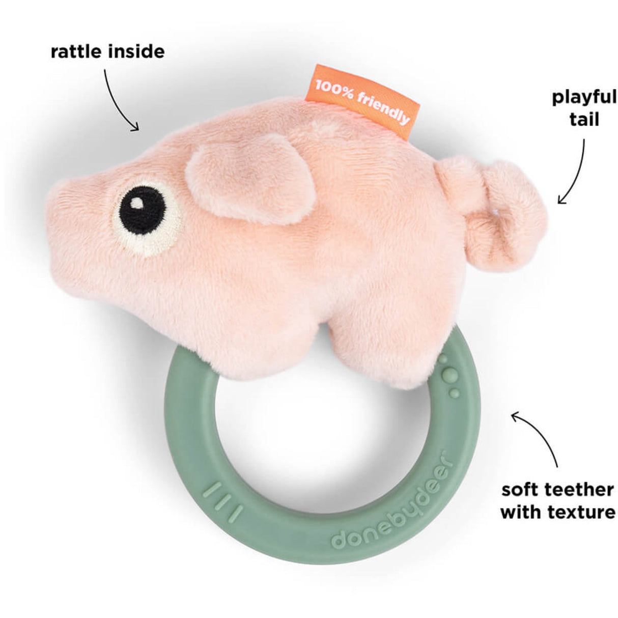 DonebyDeer Farvemix Sanserangle m/Bidering Pigee