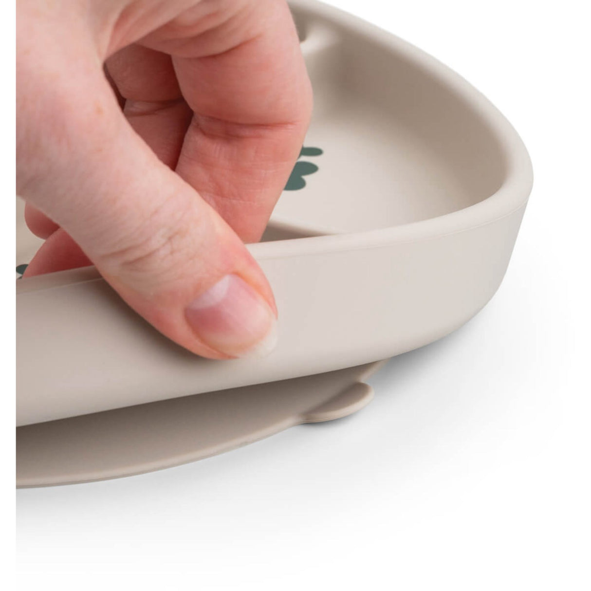 DonebyDeer Sand Stick&Stay inddelt Tallerken Tiny farm