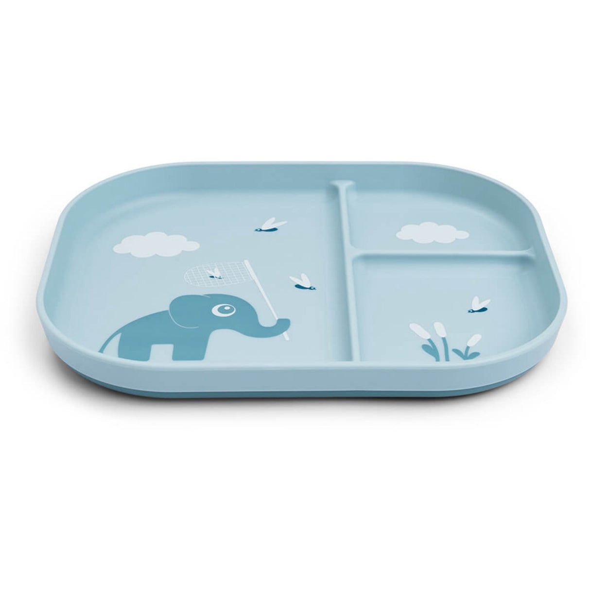 DonebyDeer Blå Foodie inddelt Tallerken Elphee