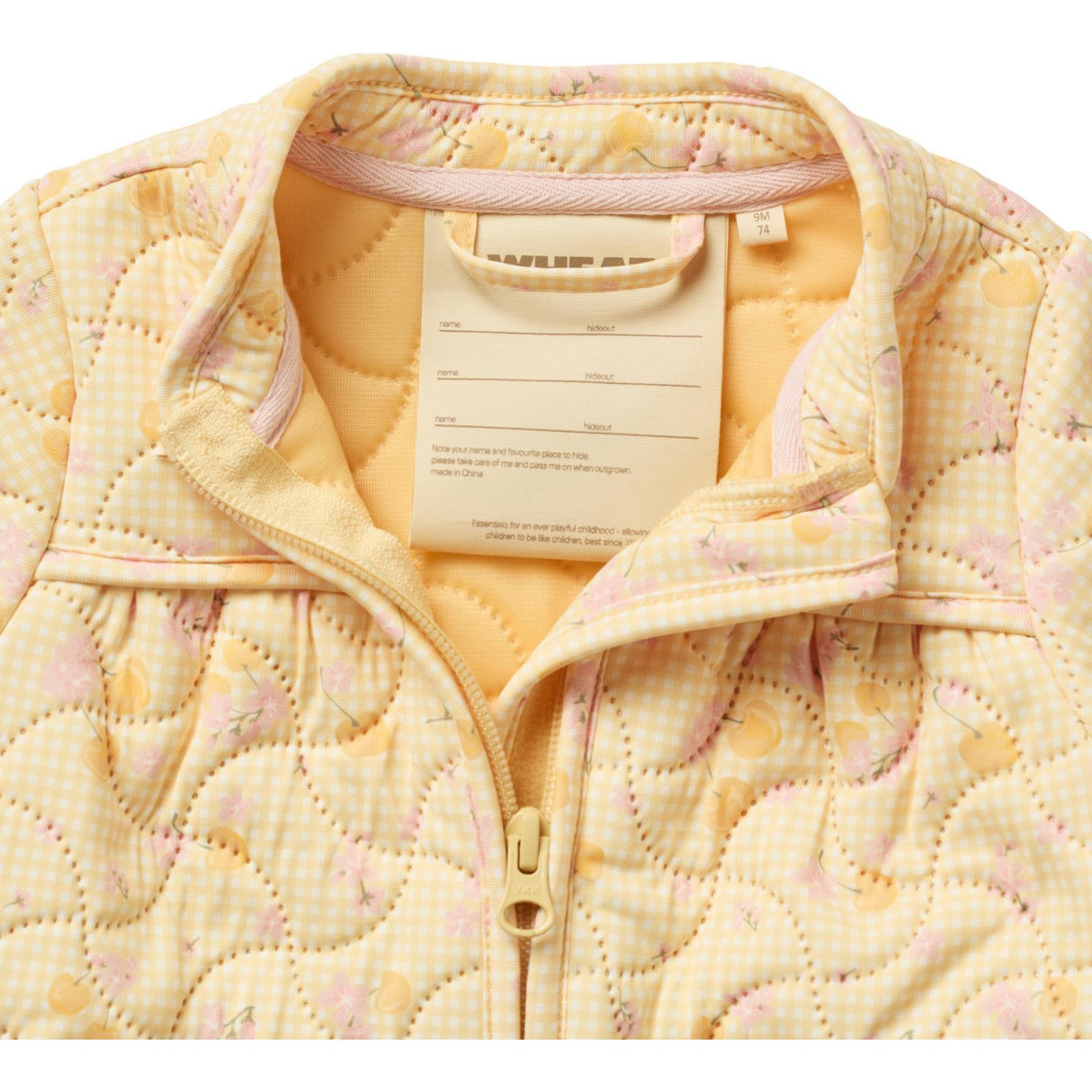 Wheat Yellow Cherries Thermo Jakke Tilde